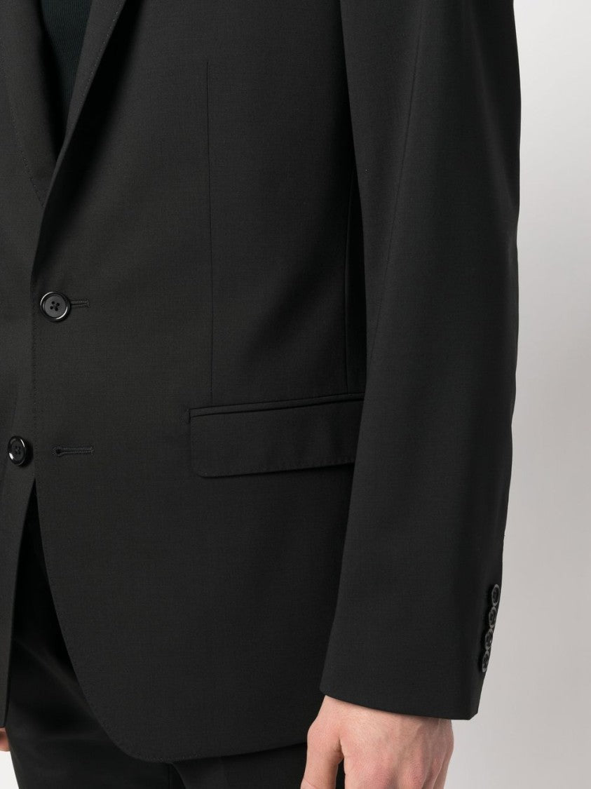 Dolce & Gabbana Tailored Black Suit With Notch Lapels