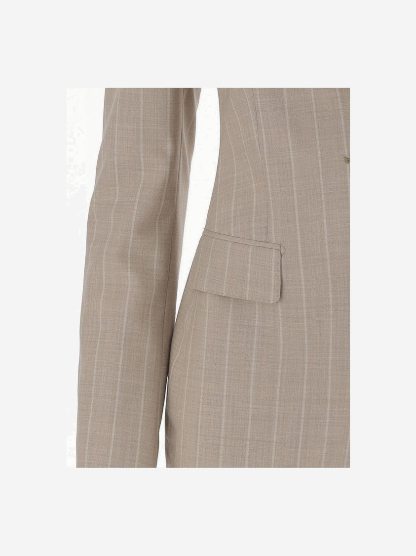 Tagliatore Wool And Silk Single-Breasted Jacket