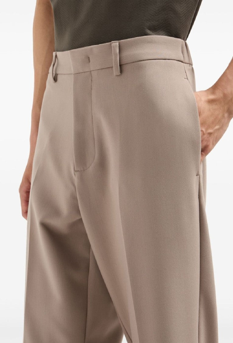 Emporio Armani Tailored Men's Trousers With Subtle Pleats