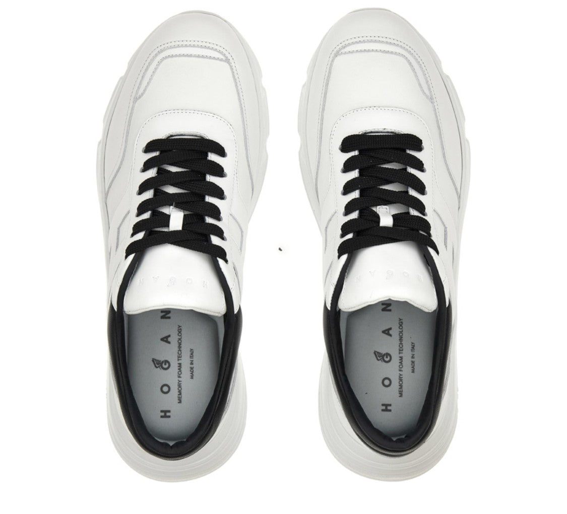 Hogan Chunky White Sneakers With Textured Grip