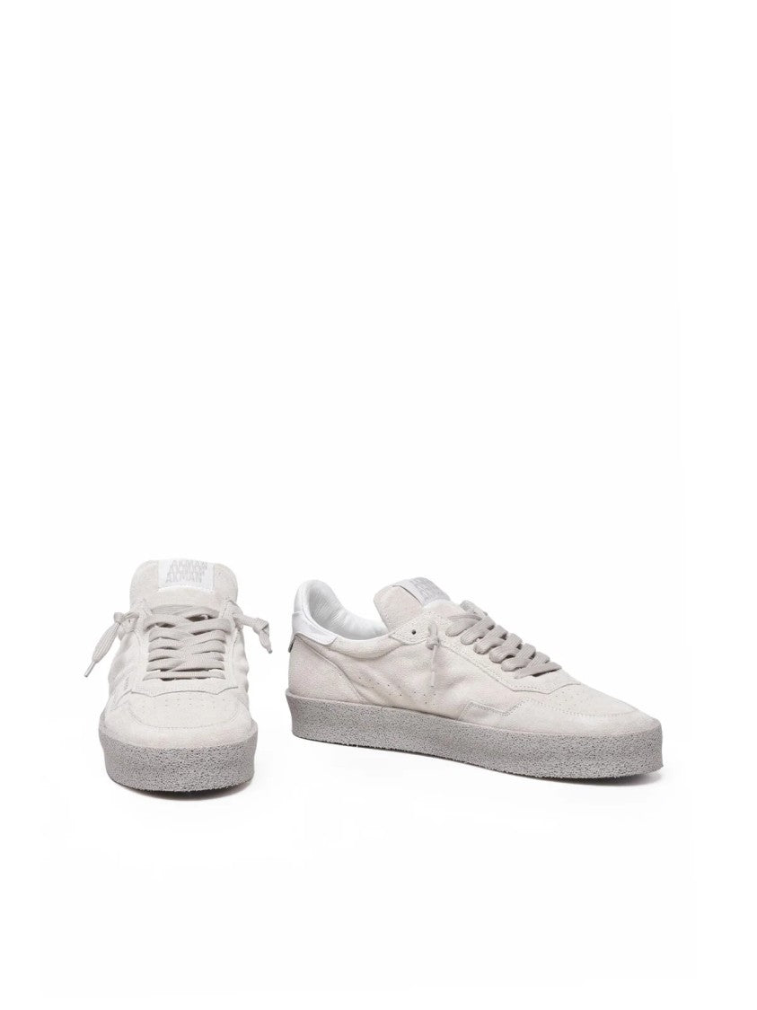 Akman White Suede Classic Sneakers