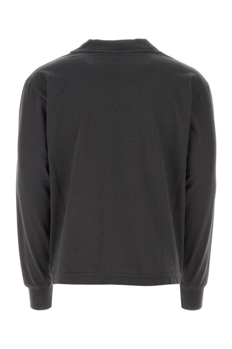 We11 Done Charcoal Cotton T-Shirt