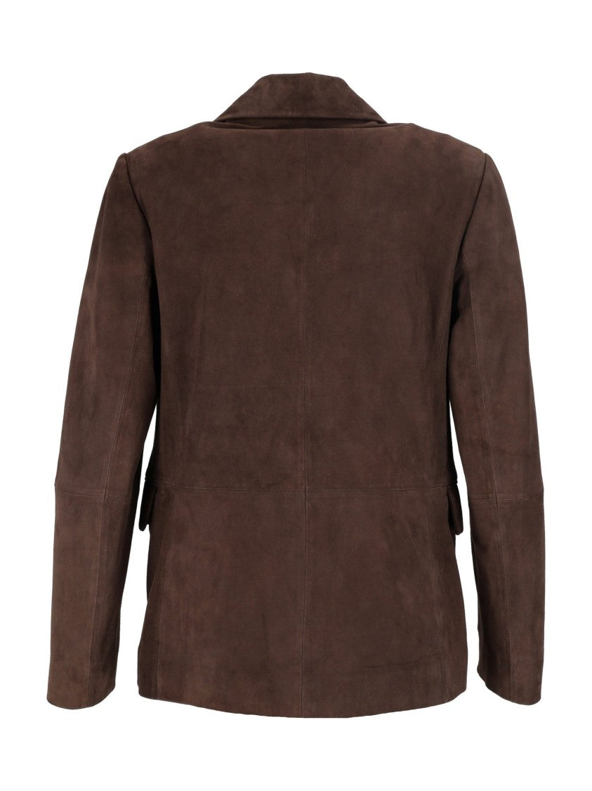 Antonelli Firenze Brown Suede Leather Jacket