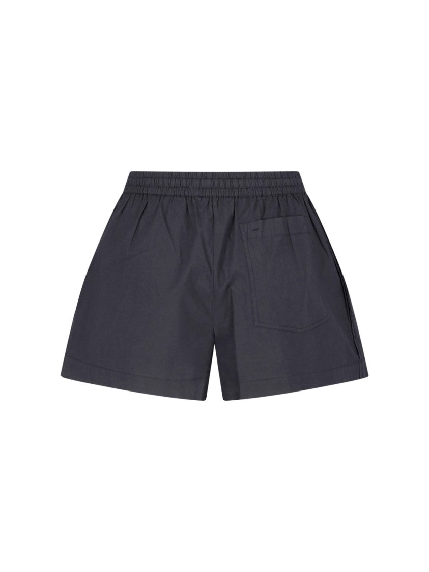 Matteau Relaxed Fit Black Shorts With Minimalist Design