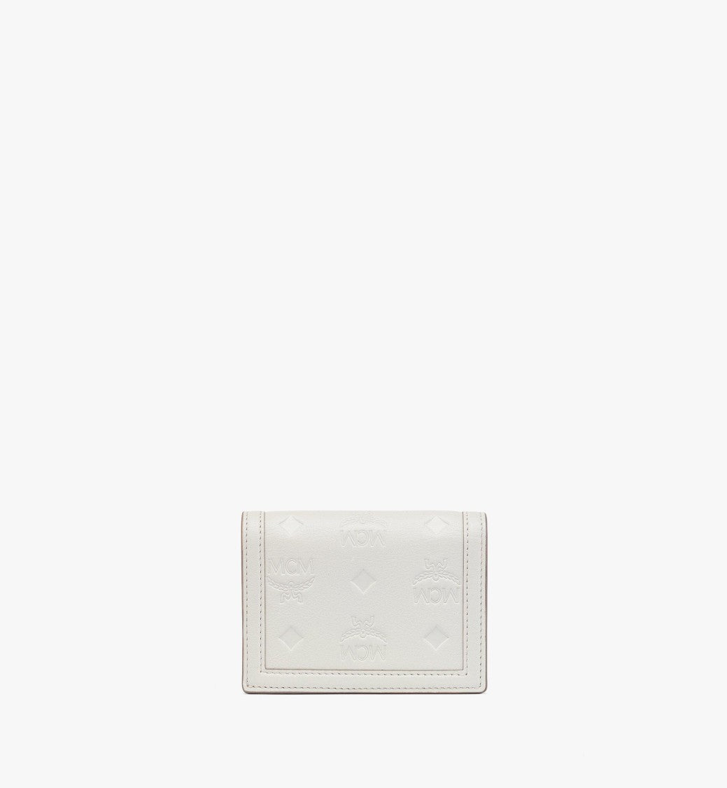 Mcm Compact Full-Grain Nappa Leather Wallet