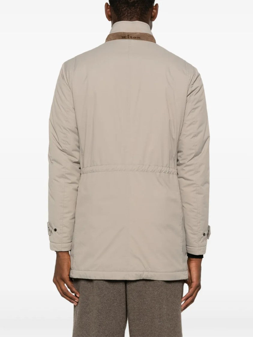 Kiton Structured Tailored Jacket With Notched Lapel