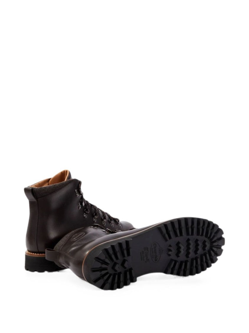 Church's Brown Leather Ankle-High Boots