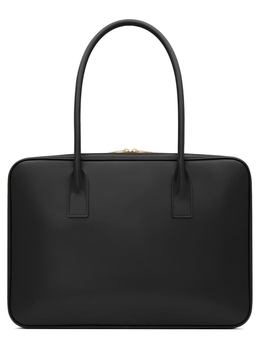 Saint Laurent Black Minimalist Padlock Shoulder Bag