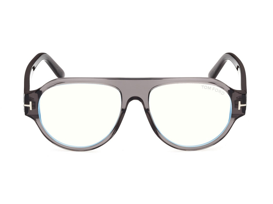 Tom Ford Ft6178-B Translucent Metallic Aviator Sunglasses