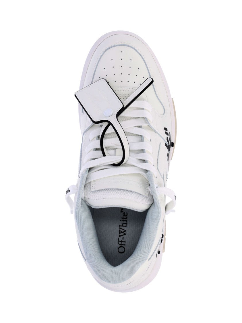 Off-White White Leather Out Of Office Sneakers