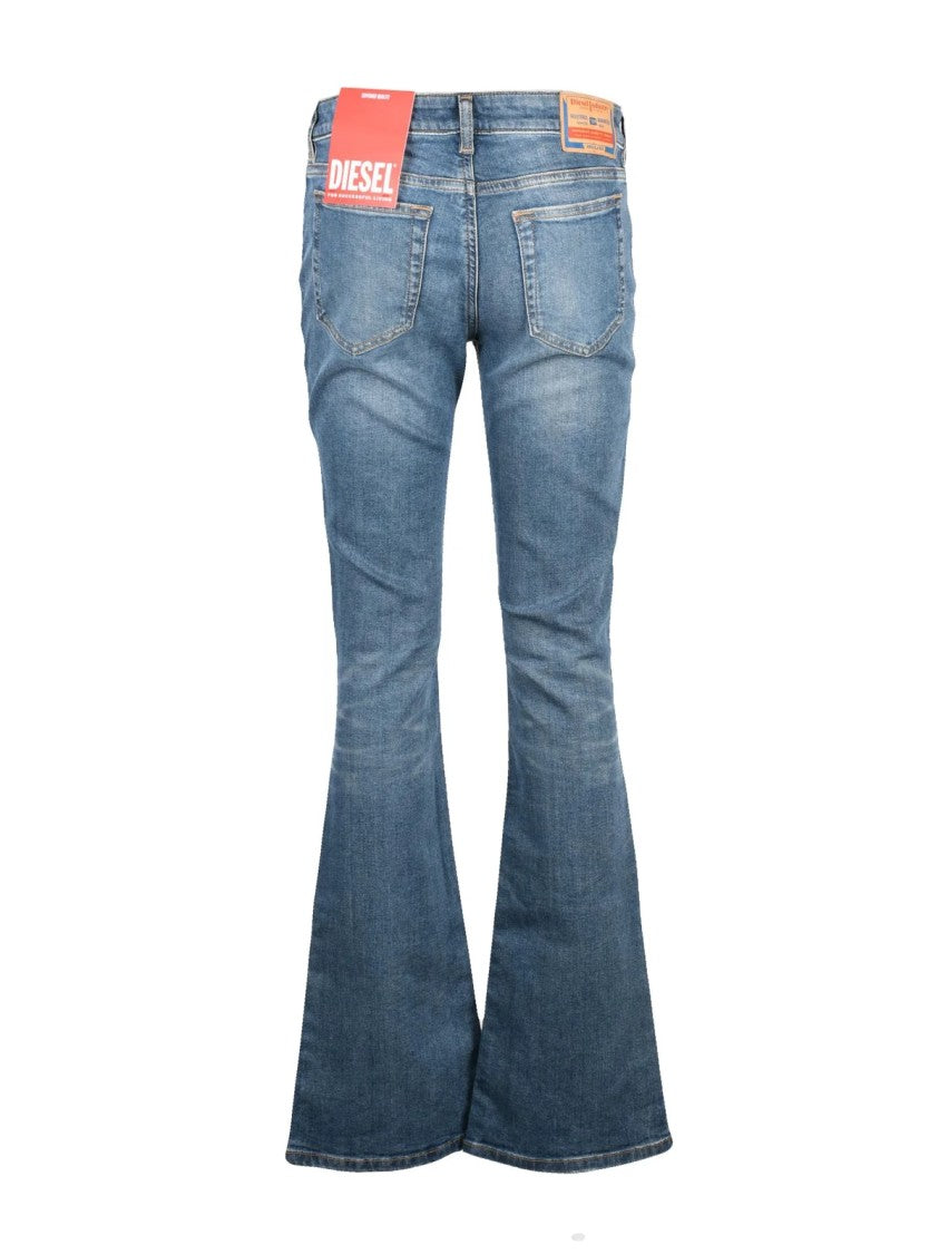 Diesel Blue Cotton-Blend D-Ebbey Slim Jeans