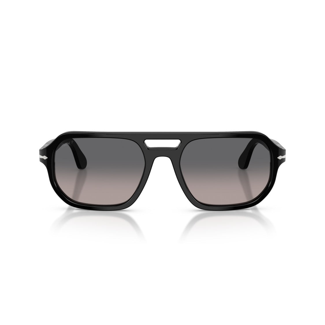 Persol 0Po3393s Geometric Frame Sunglasses With Double Bridge Design