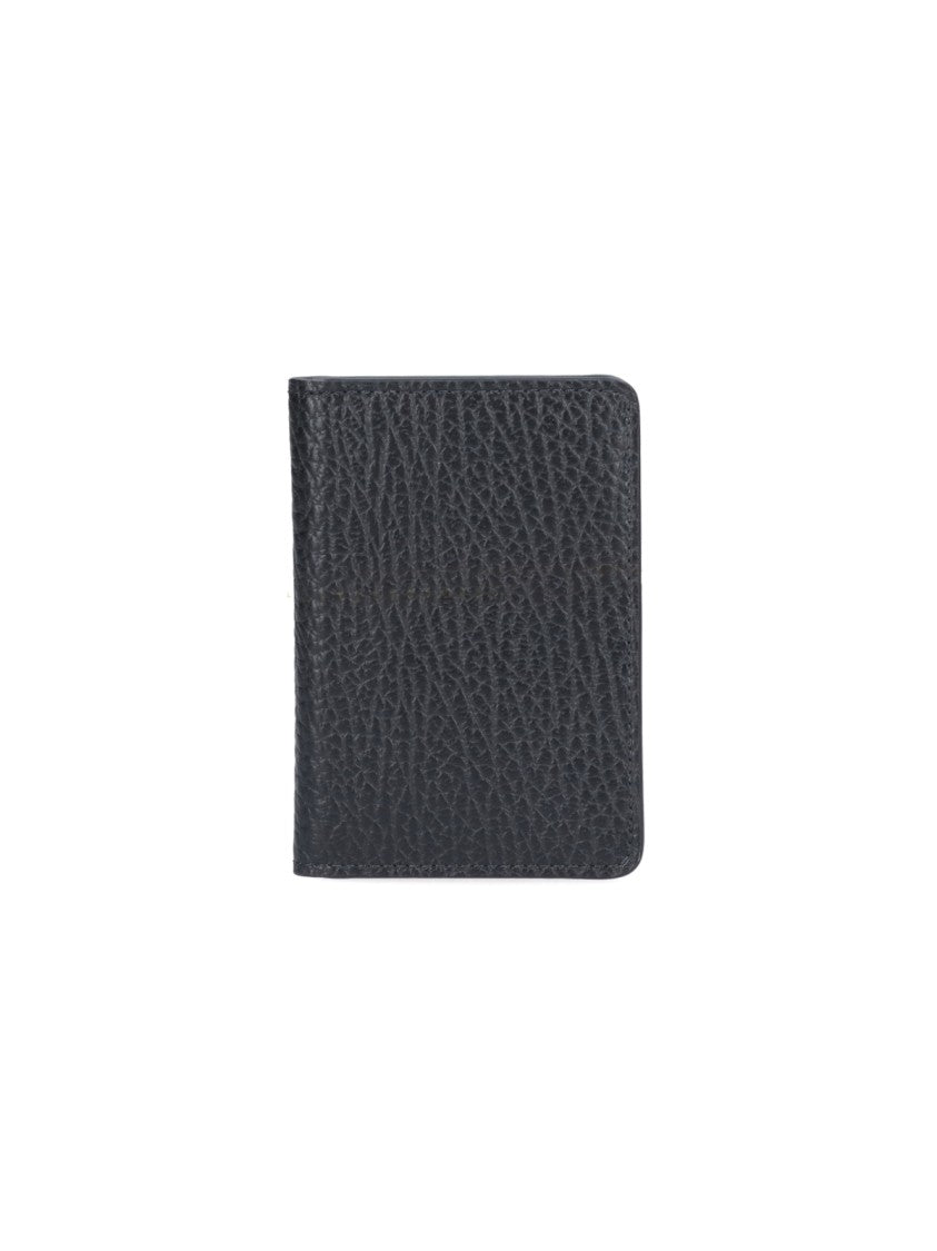 Maison Margiela Black Calfskin Four Stitches Bi-Fold Cardholder