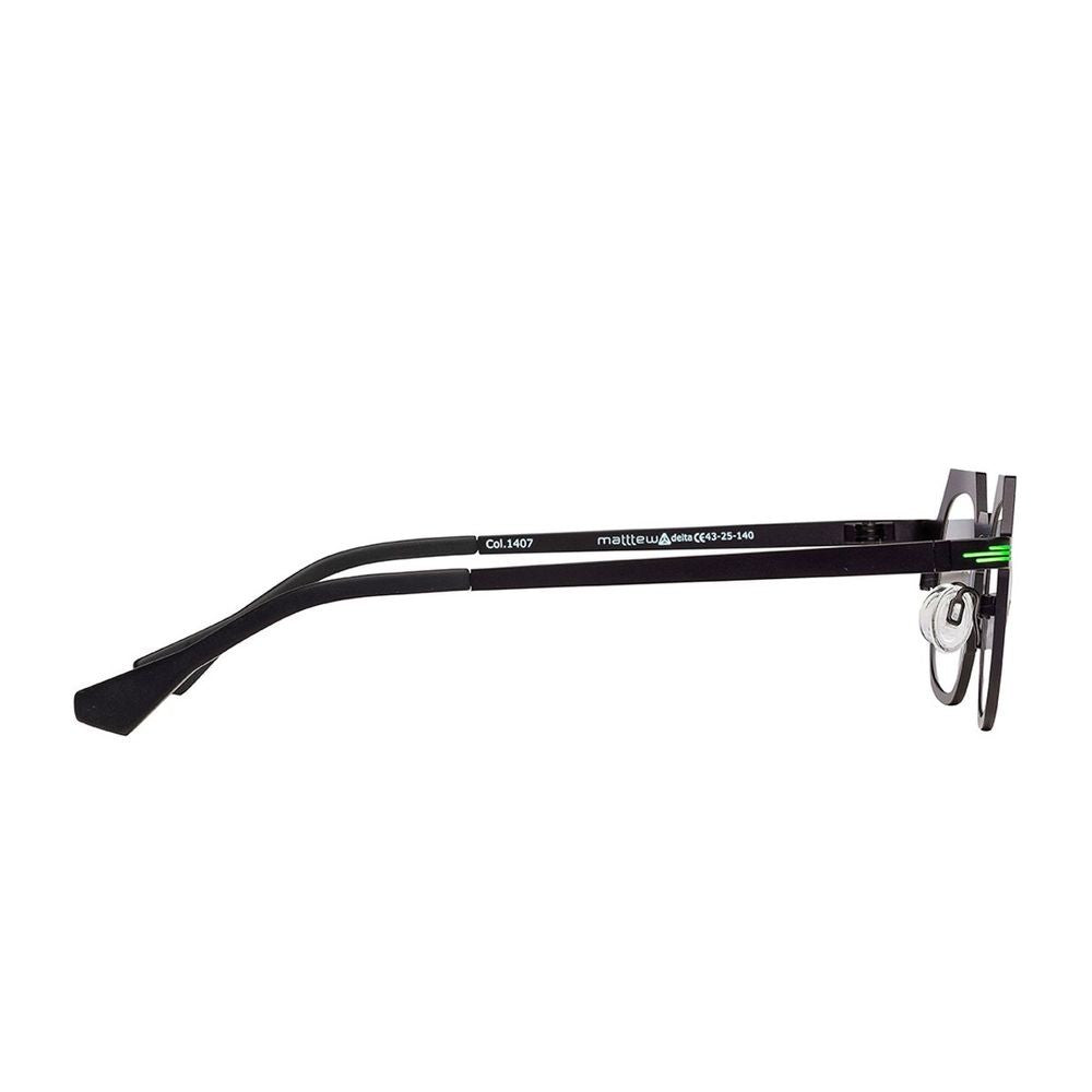 Matttew Delta 1407 Geometric Titanium Sunglasses