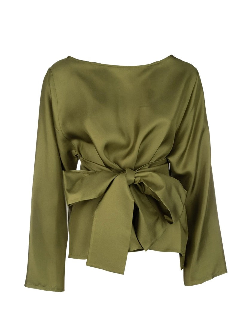 Co.Go Green Silk Blouse