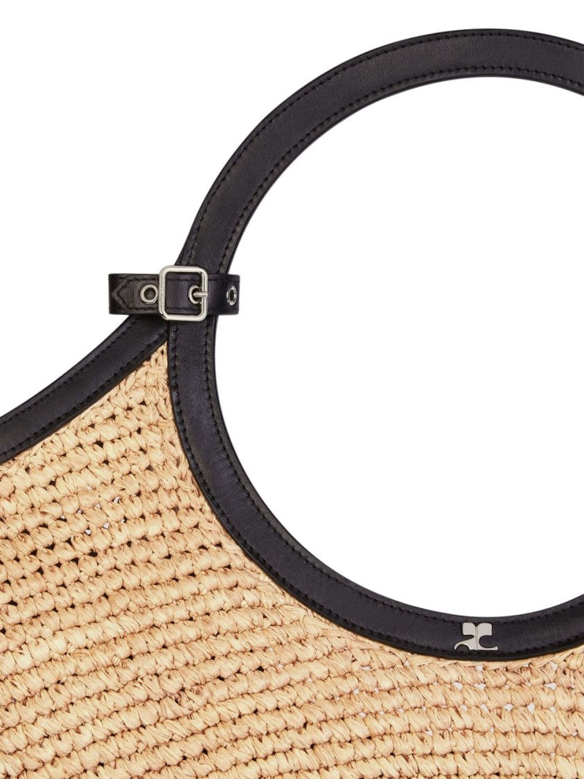 Courrèges Sand Beige Woven Bag