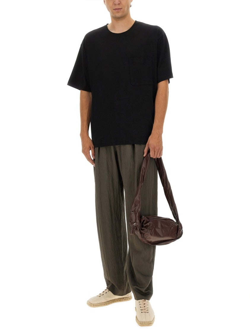 Lemaire Relaxed Fit T-Shirt With Classic Crew Neckline