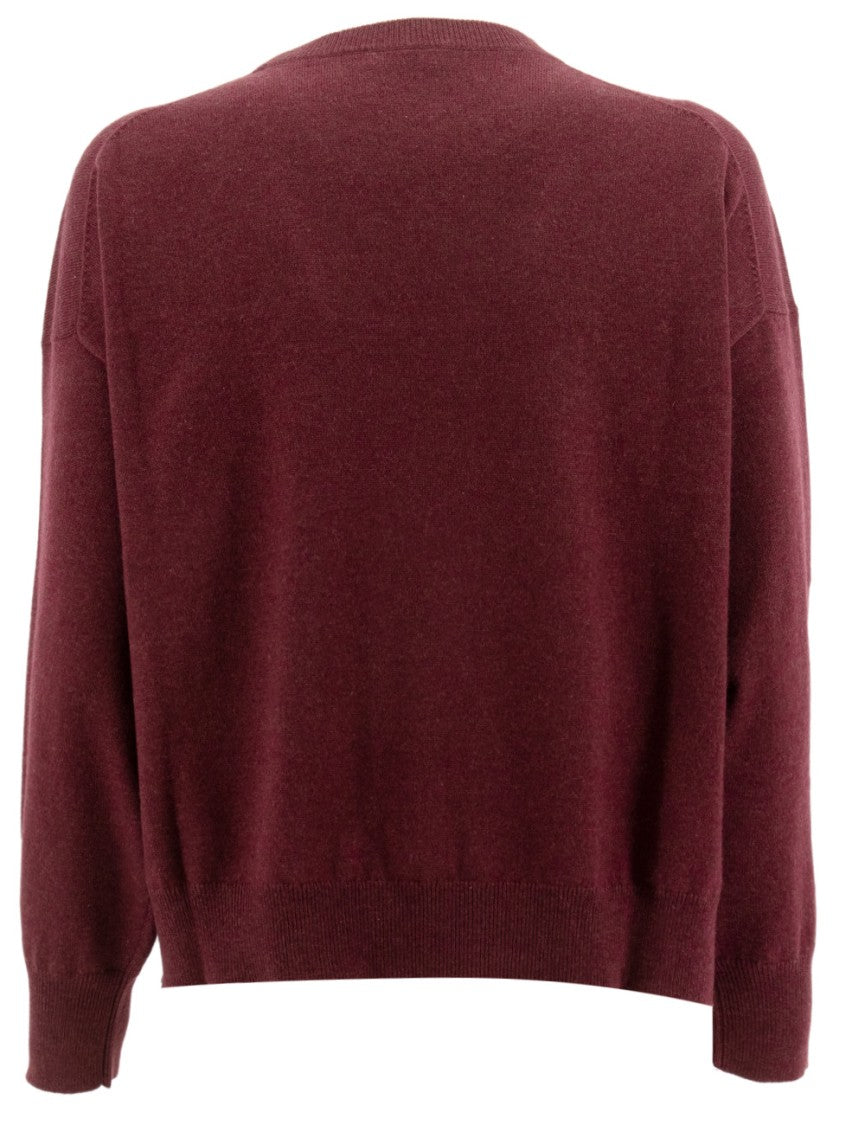 Brunello Cucinelli Lightweight Cashmere Sweater With Relaxed Fit