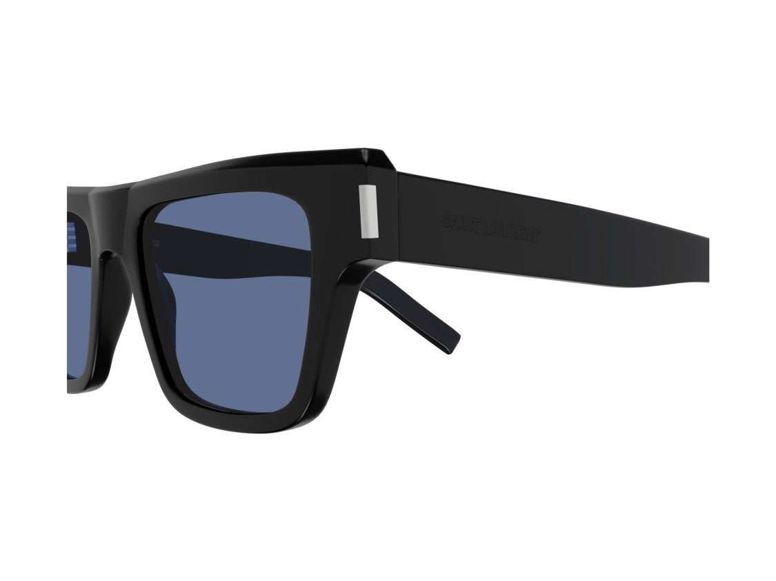 Saint Laurent Blue Sl 469 Oversized Square Sunglasses
