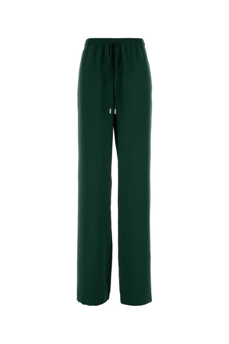 Ermanno Scervino Dark Green Polyester Pant