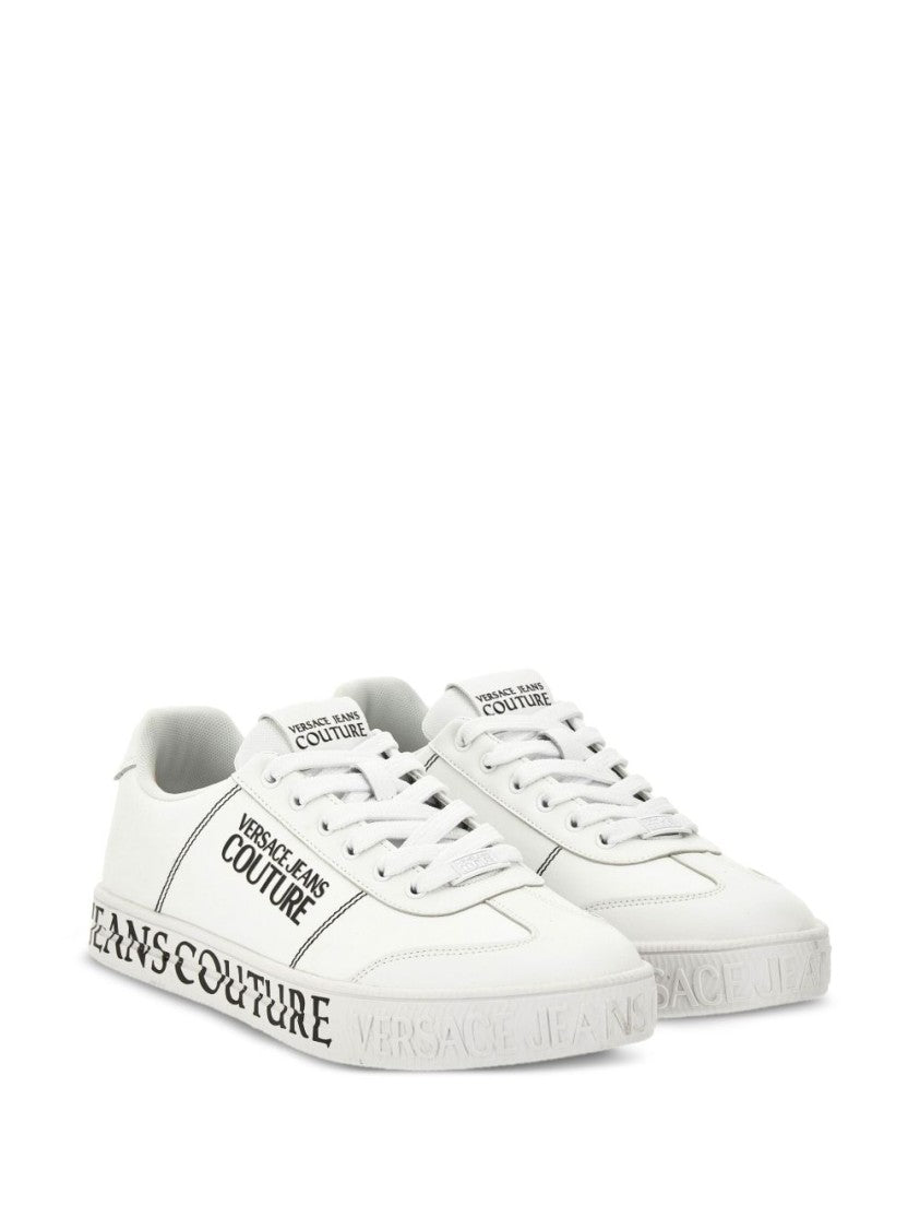 Versace Jeans Couture Logo Leather Sneaker