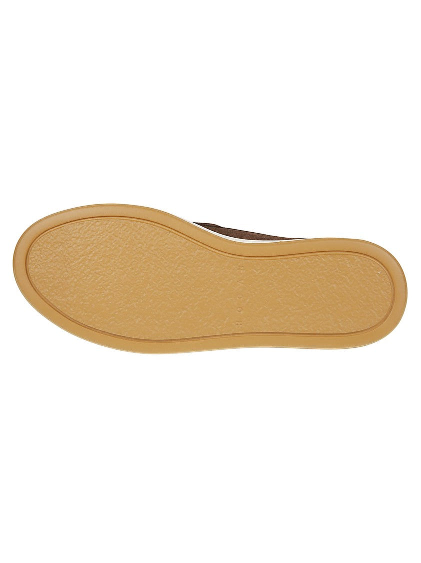 Hogan Brown H668 Calf Leather Penny Loafers