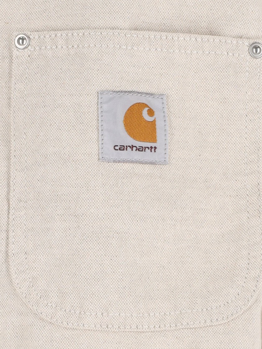 Carhartt Wip "Walter" Shirt Jacket, In Beige Cotton