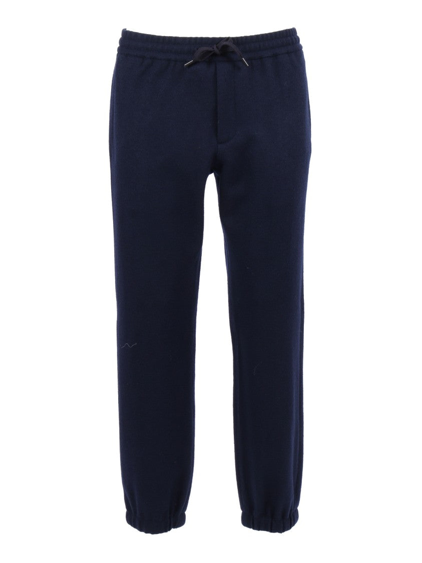 Circolo 1901 Classic Cuffed Wool Trousers With Tailored Fit