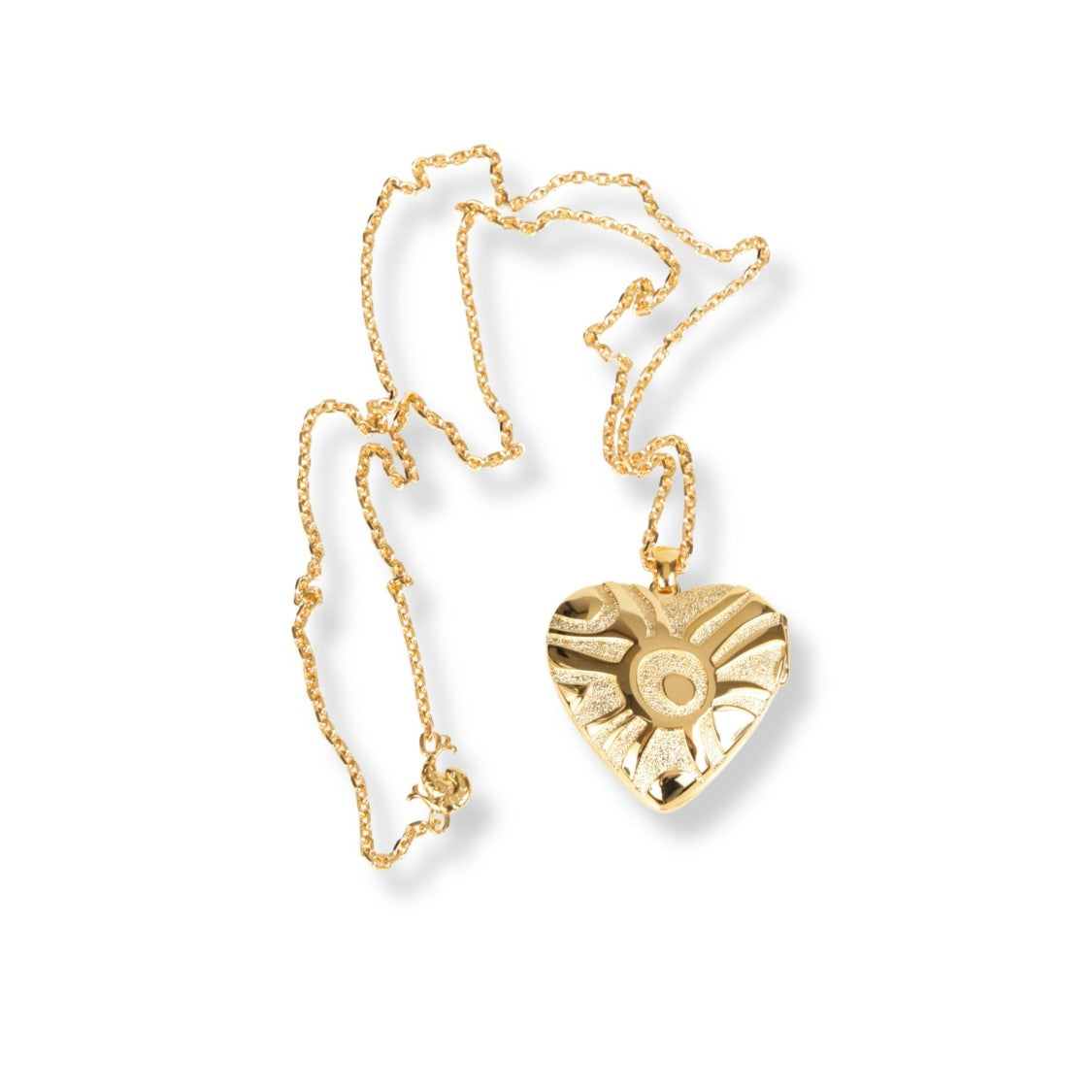 Pucci Mirror Heart Pendant Necklace