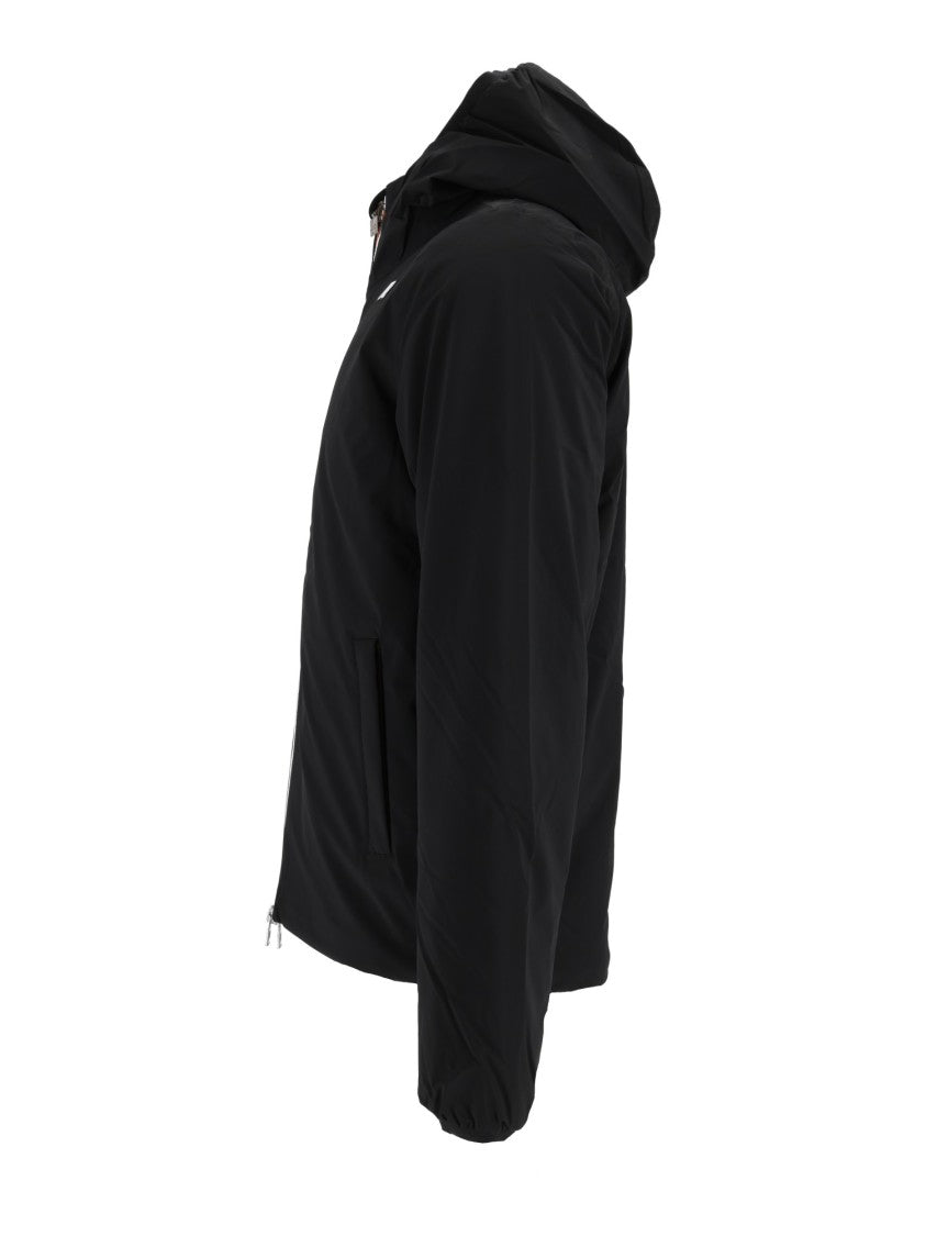 K-Way Jack St Warm Double Corto Padded Quilted Jacket - Black