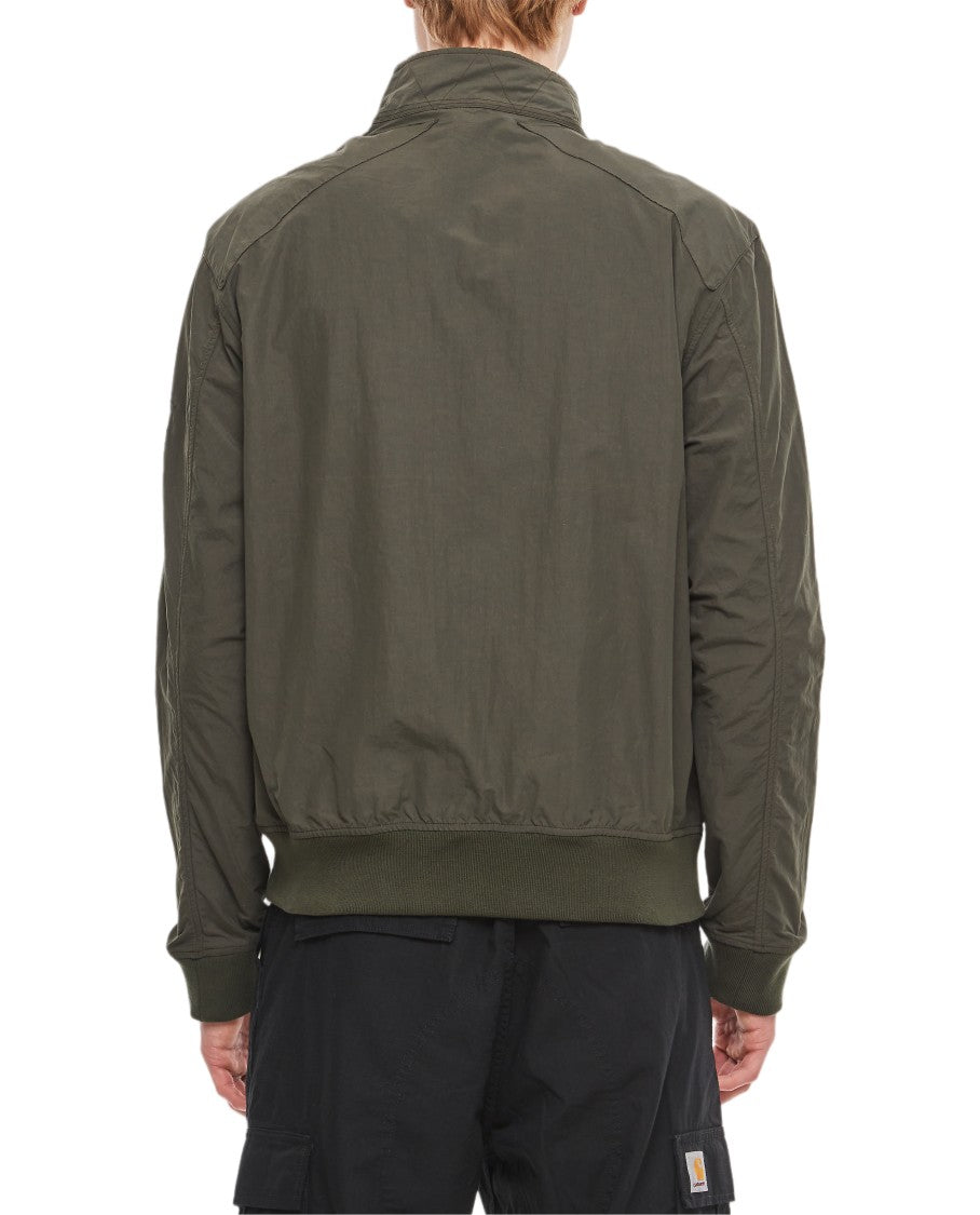 Barbour Rectifier Harrington Casual Jacket With Ribbed Velvet Collar