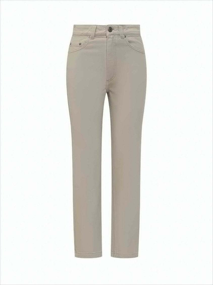 Ami Paris Straight-Cut Tailored Pants With Five-Pocket Design