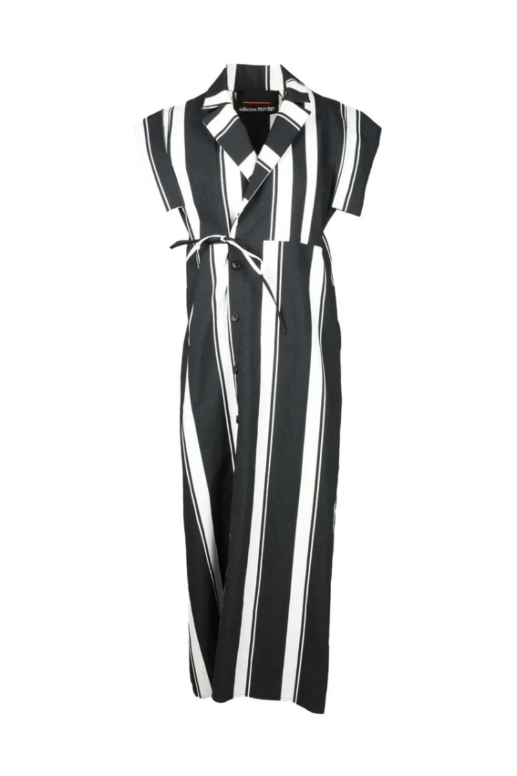 Collection Privee? Women's Chemise Dress - Black/White