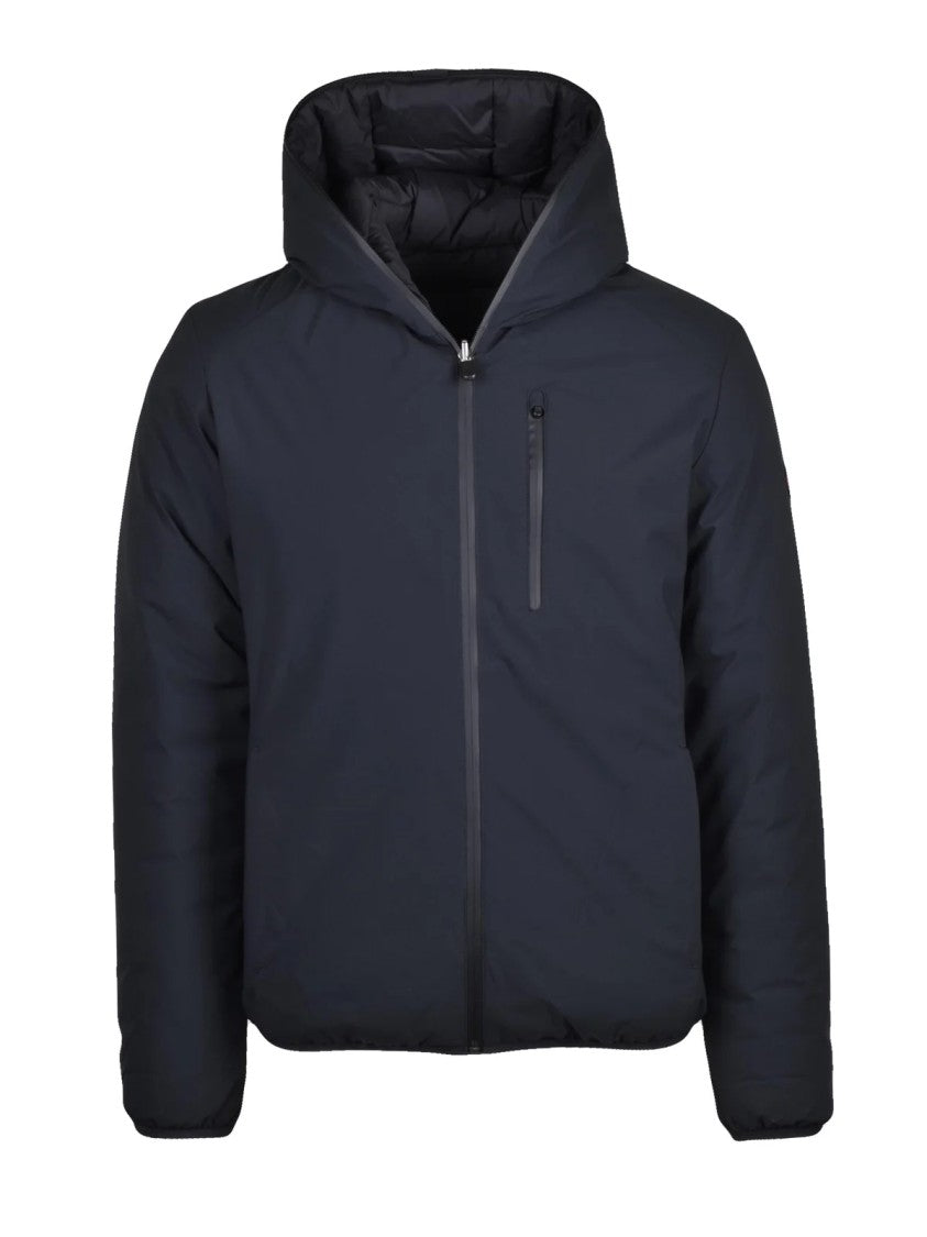 Save The Duck Black Recycled Polyester Down Coat