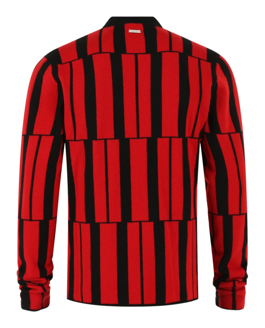 Ferragamo Cashmere Geometric Pattern Sweater