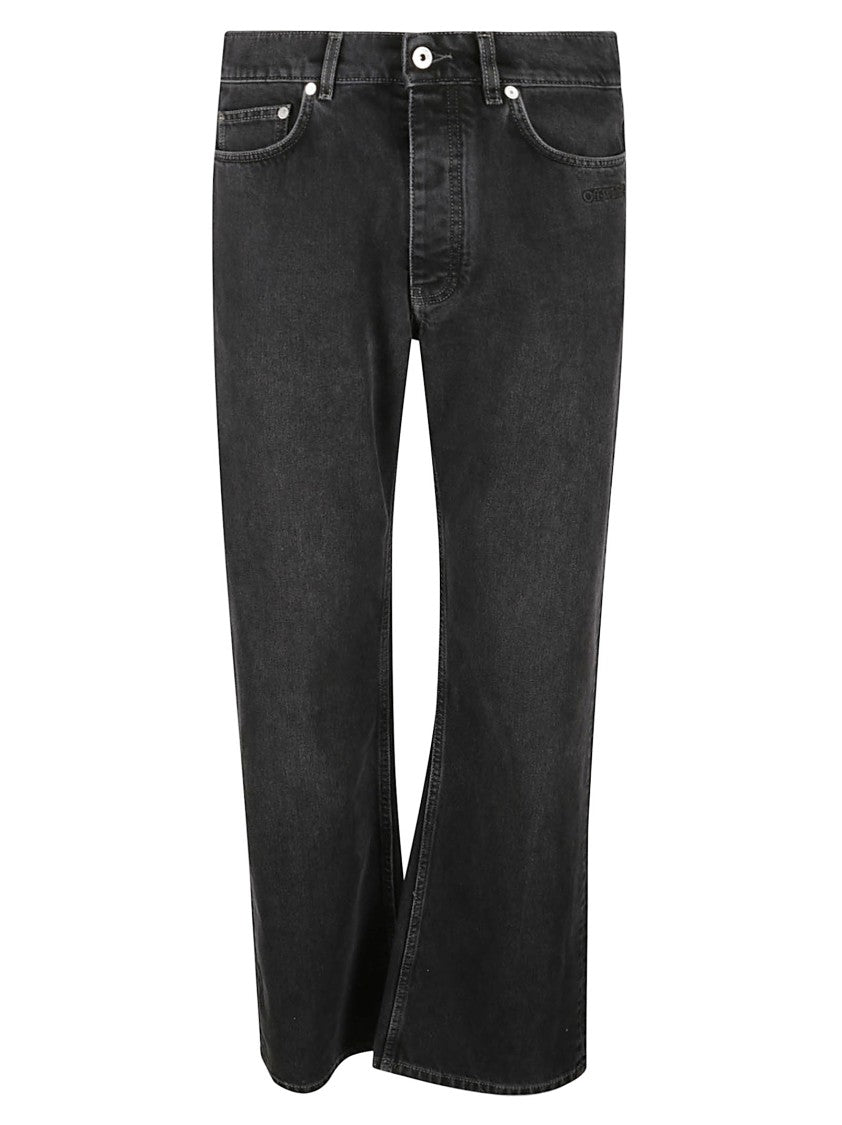 Off-White Script Logo 90S Skate Cotton Jeans