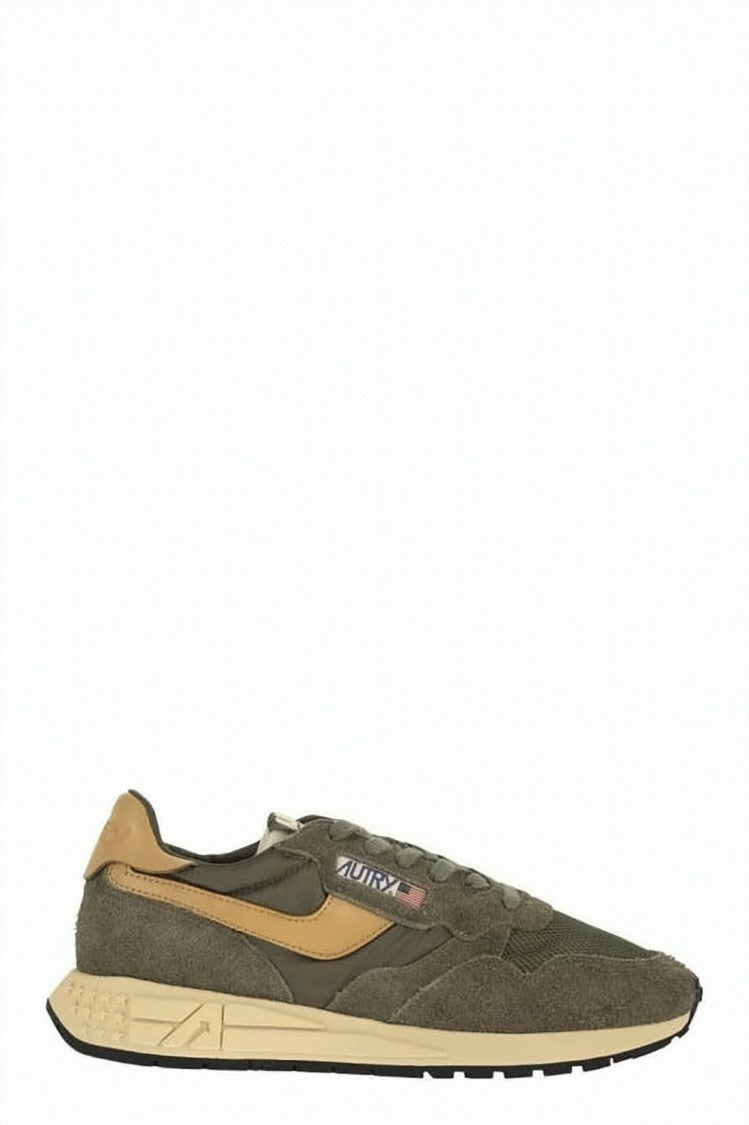 Autry Layered Low-Top Sneakers In Suede