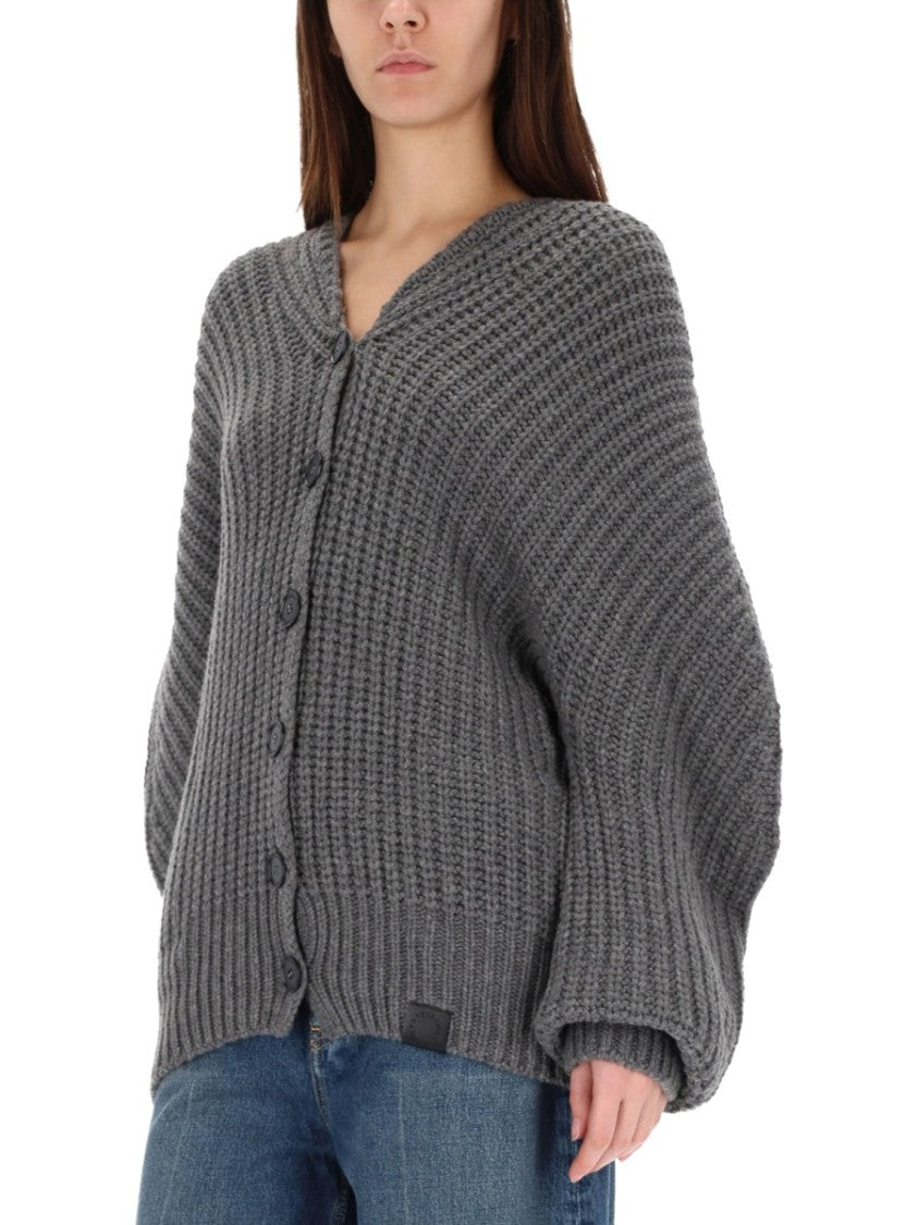 Stella Mccartney Chunky Ribbed Knit Oversized Sweater