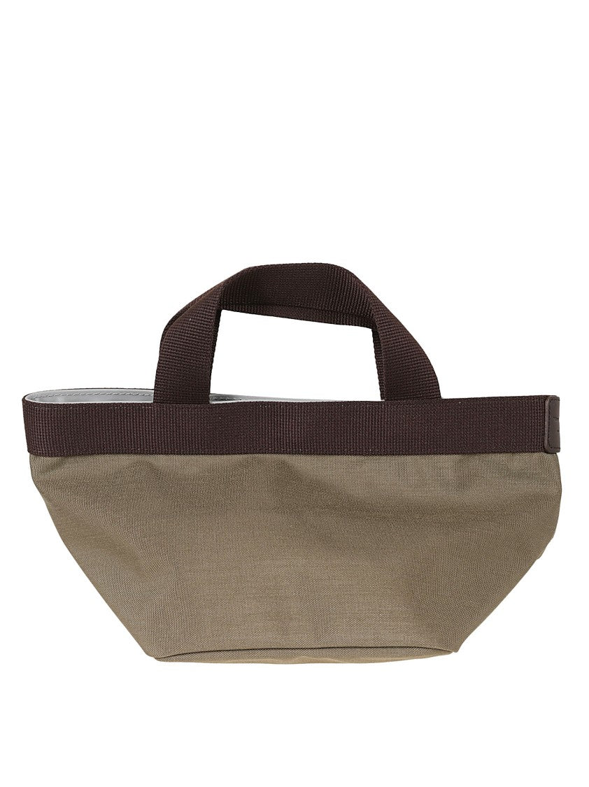 Herve Chapelier Structured Neutral Bag With Tapered Top