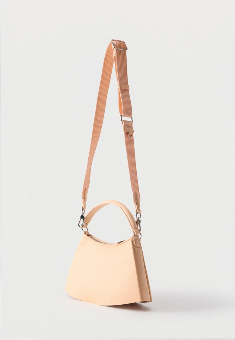 Lacoste Pink Lenglen Leather Shoulder Bag