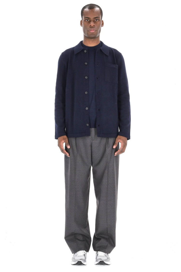 A.P.C. Wool Cardigan With Pocket