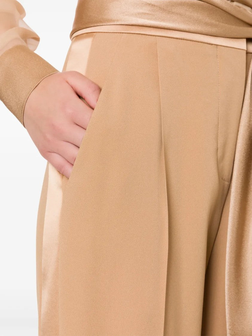 Alberta Ferretti Straight-Leg Tailored Minimalist Design Pants