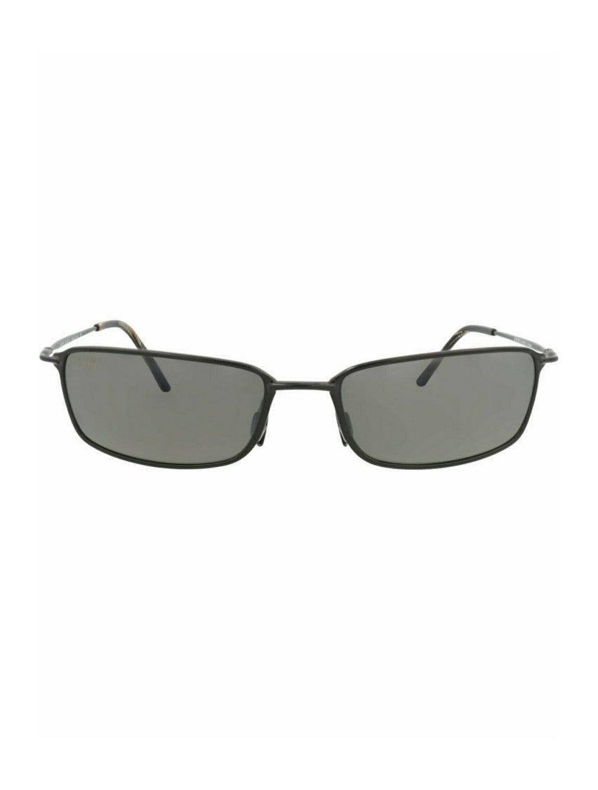 Maui Jim Square-Frame Metal Sunglasses