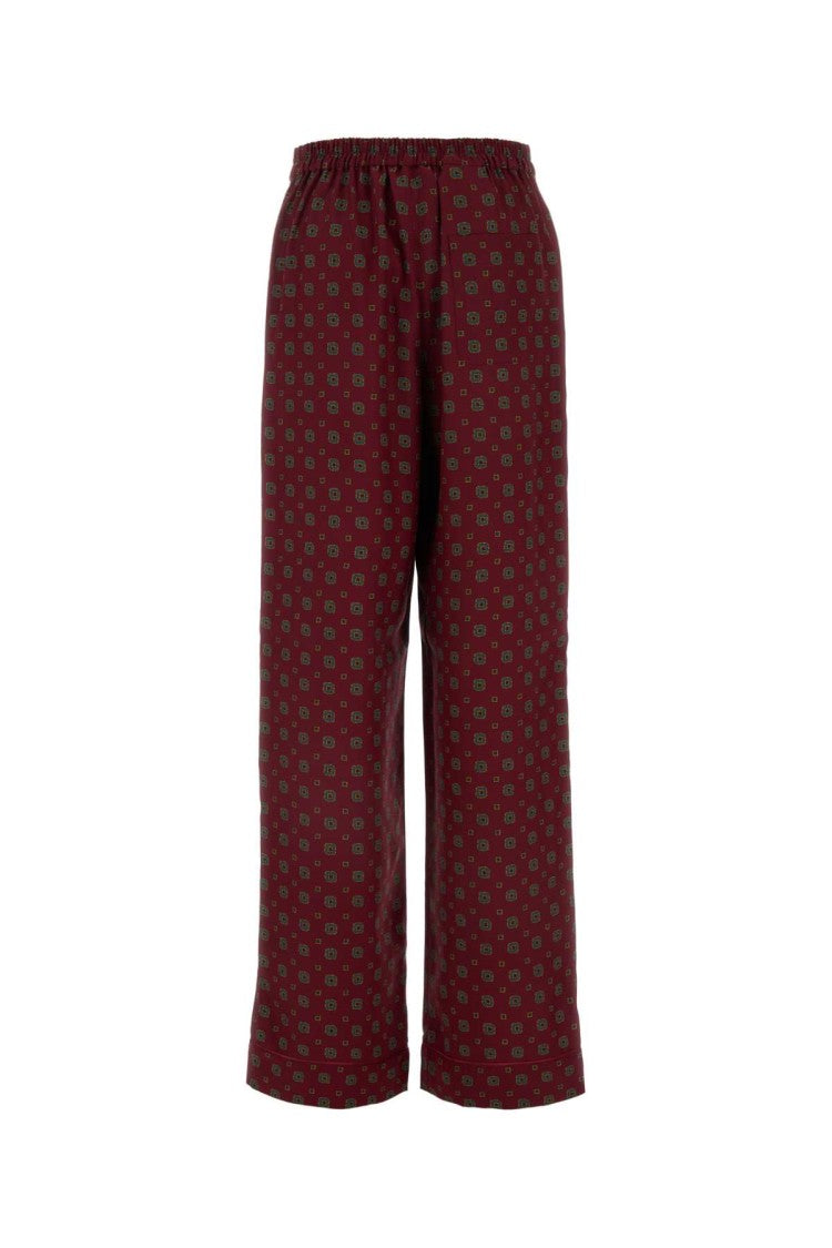 Moschino Printed Silk Pant