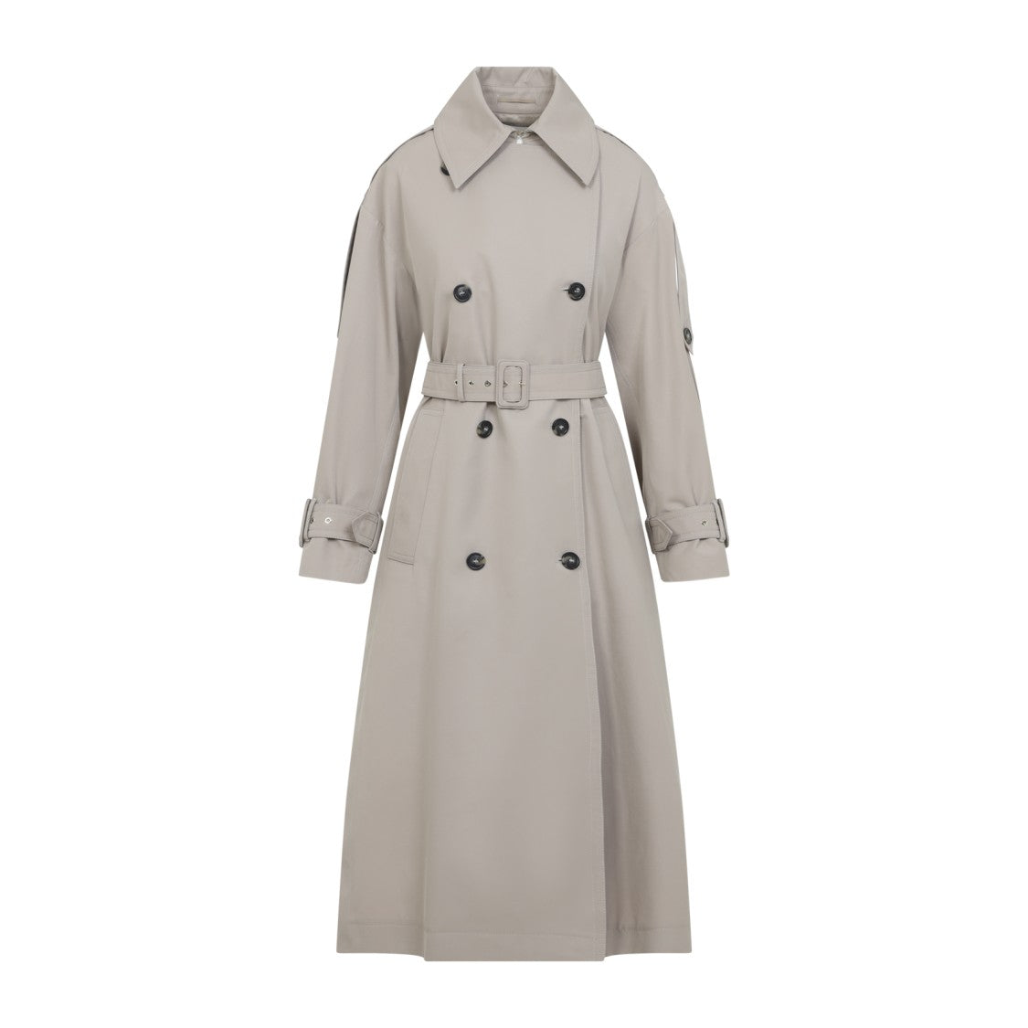 Sportmax Nude & Neutrals Polyester-Cotton Coat