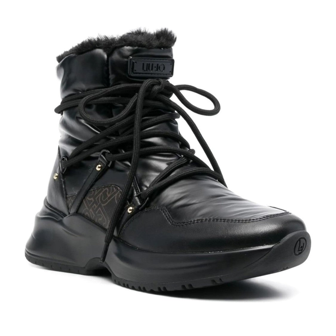 Liu Jo Black Lily 11 Sculpted Sole Sock Boots