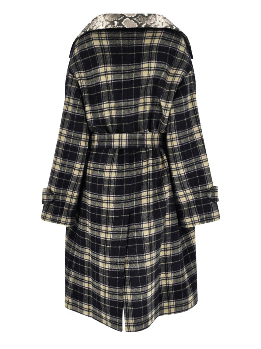 Duran Lantik Checked Coat – Multicolor