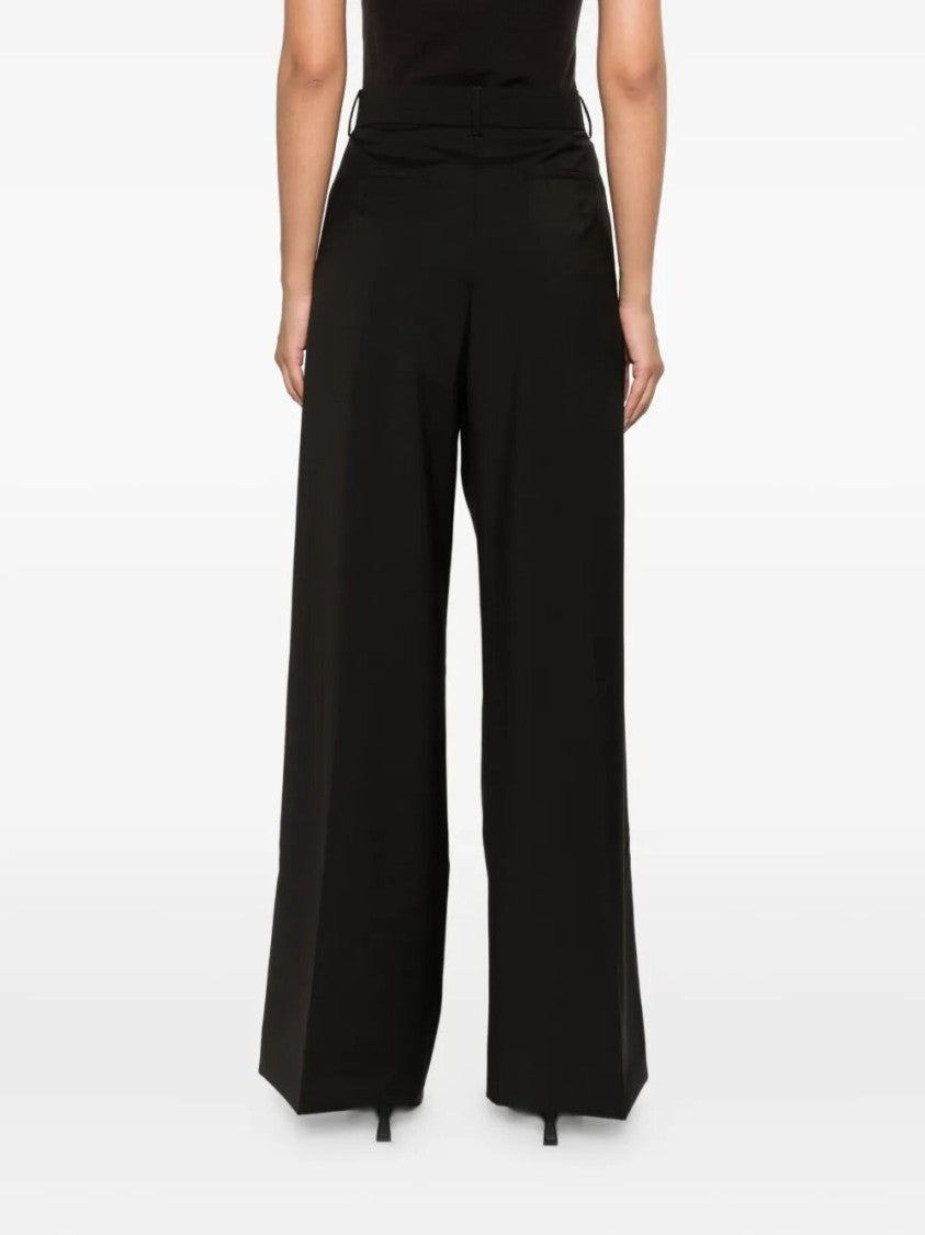 Sportmax High-Waist Wide Leg Pants