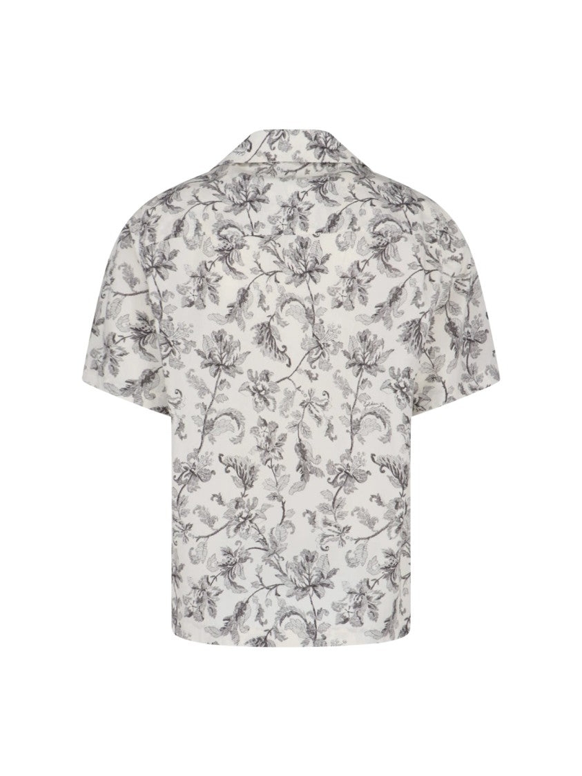 Golden Goose Crisp White Button-Down Shirt With Structured Collar