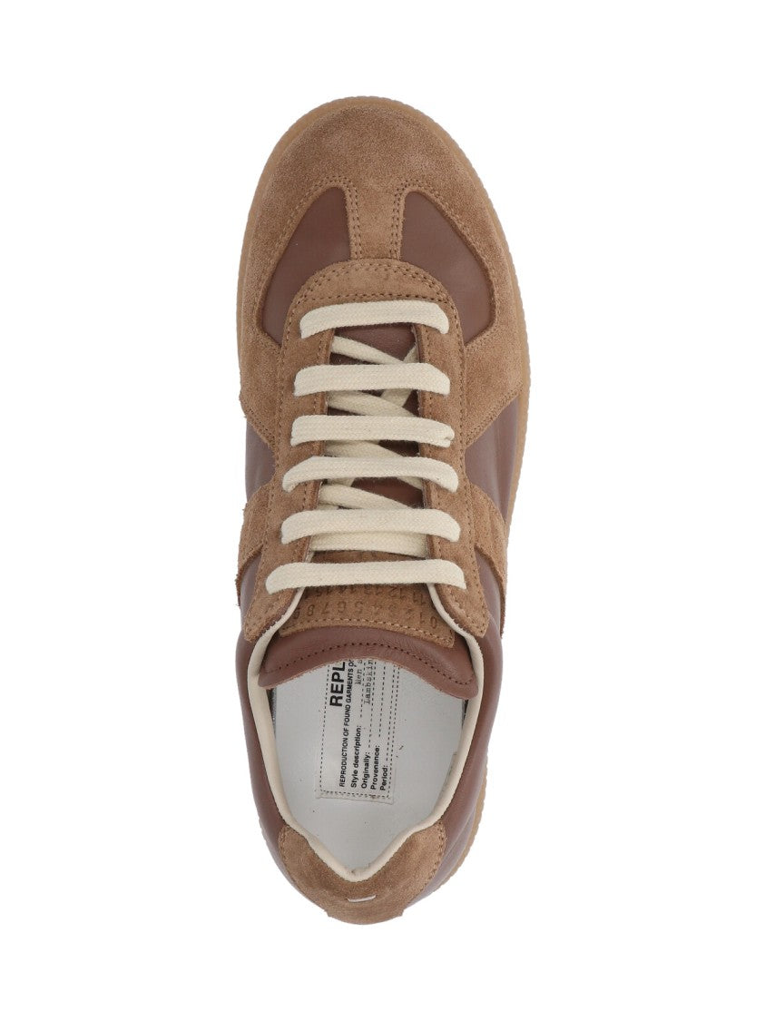 Maison Margiela Low-Top Sneakers With Calf Leather